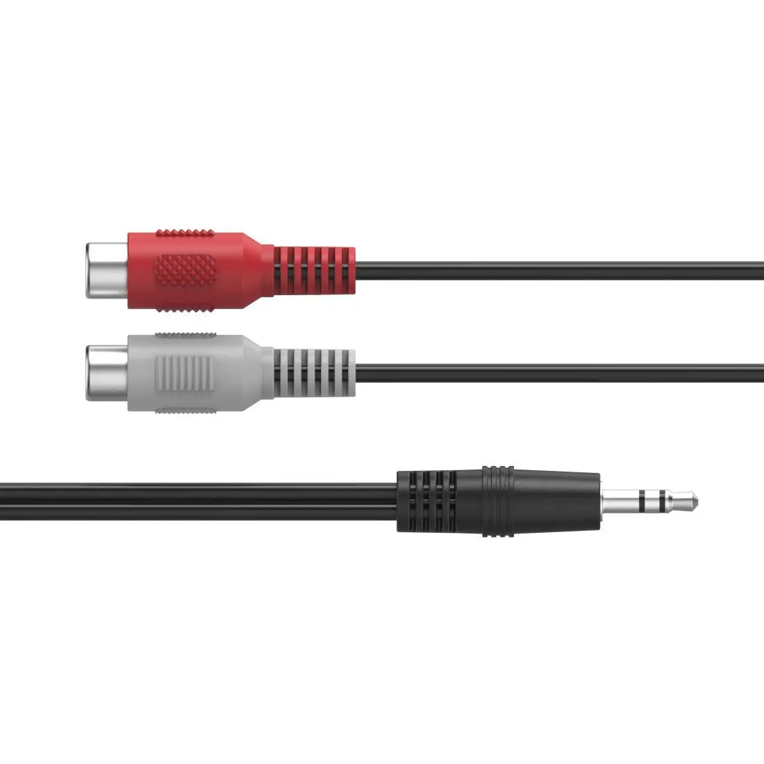 HAMA Аудио адаптер, 2 x RCA женско - 3.5 mm жак мъжко, стерео - image 2
