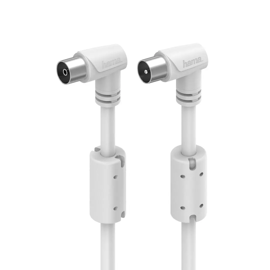 HAMA Cablu coaxial de antenă, 90°, 1,5 m, 90 dB - image 1