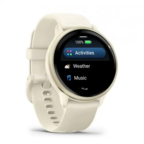 Garmin vívoactive® 6 - vívoactive® 6 - Lunar Gold с Bone каишка 010-02985-01 - image 2