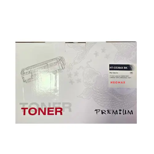 ΚΑΣΕΤΑ ΤΟΝΕΡ ΓΙΑ HP LaserJet Enterprise CM4540 color MFP series - ΥΨΗΛΗΣ ΧΩΡΗΤΙΚΟΤΗΤΑΣ - Μαύρο - /646X/ - CE264X - PN HT-CE264X - NEOMAX - 1