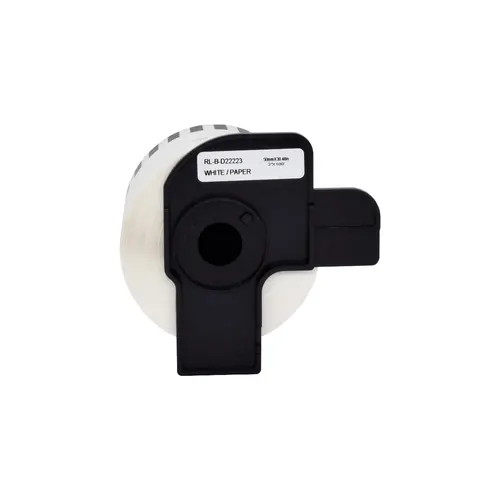 ЛЕНТА ЗА ЕТИКЕТНИ ПРИНТЕРИ BROTHER ТИП QL - CONTINUOS PAPER TAPE - 50 mm x 30,48 mm - DK22223 (DK-22223) - PN RL-BR-DK22223 - G&G - image 2