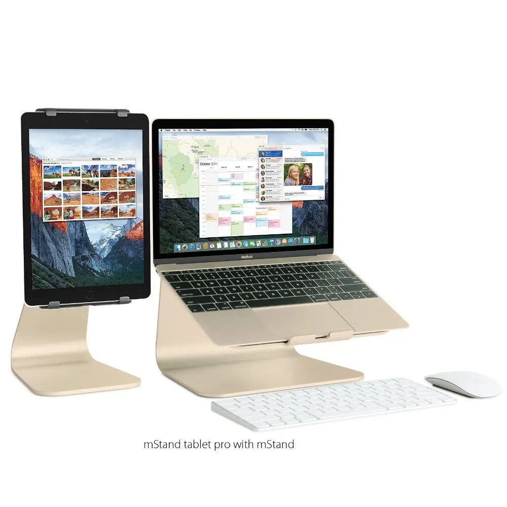 Поставка за таблет Rain Design mStand tablet pro за iPad Pro/Air 9.7", Златист - image 4