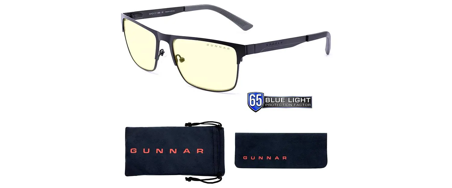 Геймърски очила GUNNAR Pendleton Slate, Amber, Черен - image 3