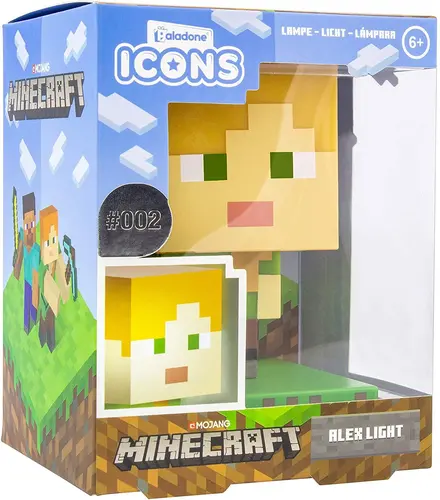 Statuetă Paladone Minecraft: Alex Icon Light BDP - 6