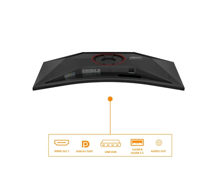 Монитор, AOC CU34G4Z, 34" Curved 1500R, VA, WLED, 3440x1440@240Hz, 1ms GtG, 0.3ms MPRT, 450cd m/2, 2500:1, 80M:1 DCR, Adaptive Sync, FlickerFree, Low Blue Light, Tilt, Height Adjust, Pivot, Swivel, 2xHDMI, DP, USB hub - image 13