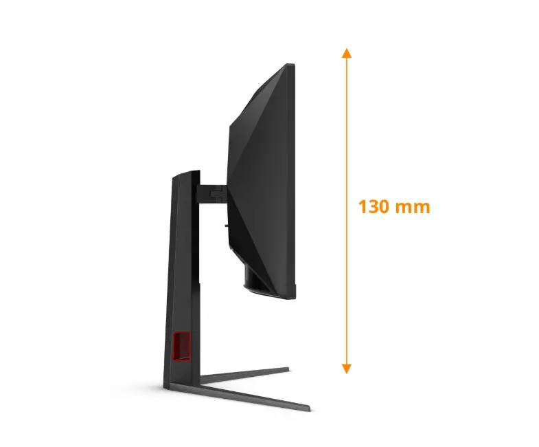 Монитор, AOC CU34G4Z, 34" Curved 1500R, VA, WLED, 3440x1440@240Hz, 1ms GtG, 0.3ms MPRT, 450cd m/2, 2500:1, 80M:1 DCR, Adaptive Sync, FlickerFree, Low Blue Light, Tilt, Height Adjust, Pivot, Swivel, 2xHDMI, DP, USB hub - image 14