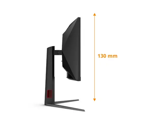 Монитор, AOC CU34G4Z, 34" Curved 1500R, VA, WLED, 3440x1440@240Hz, 1ms GtG, 0.3ms MPRT, 450cd m/2, 2500:1, 80M:1 DCR, Adaptive Sync, FlickerFree, Low Blue Light, Tilt, Height Adjust, Pivot, Swivel, 2xHDMI, DP, USB hub - image 14