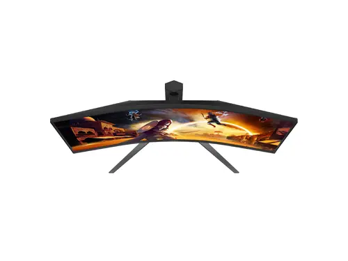 Монитор, AOC CU34G4Z, 34" Curved 1500R, VA, WLED, 3440x1440@240Hz, 1ms GtG, 0.3ms MPRT, 450cd m/2, 2500:1, 80M:1 DCR, Adaptive Sync, FlickerFree, Low Blue Light, Tilt, Height Adjust, Pivot, Swivel, 2xHDMI, DP, USB hub - image 4