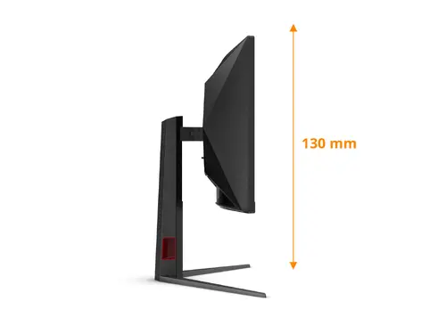 Монитор, AOC CU34G4Z, 34" Curved 1500R, VA, WLED, 3440x1440@240Hz, 1ms GtG, 0.3ms MPRT, 450cd m/2, 2500:1, 80M:1 DCR, Adaptive Sync, FlickerFree, Low Blue Light, Tilt, Height Adjust, Pivot, Swivel, 2xHDMI, DP, USB hub - image 5