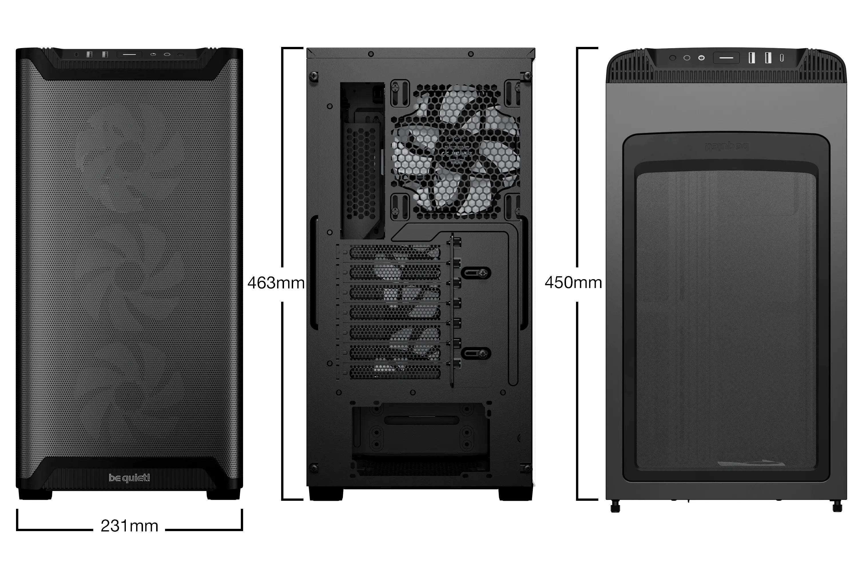 be quiet! кутия Case ATX - Pure Base 501 LX Black - image 1