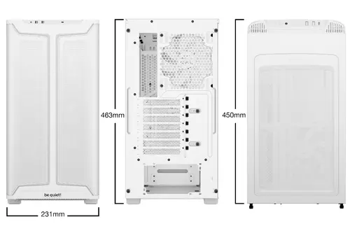 be quiet! кутия Case ATX - Pure Base 501 DX White - image 1