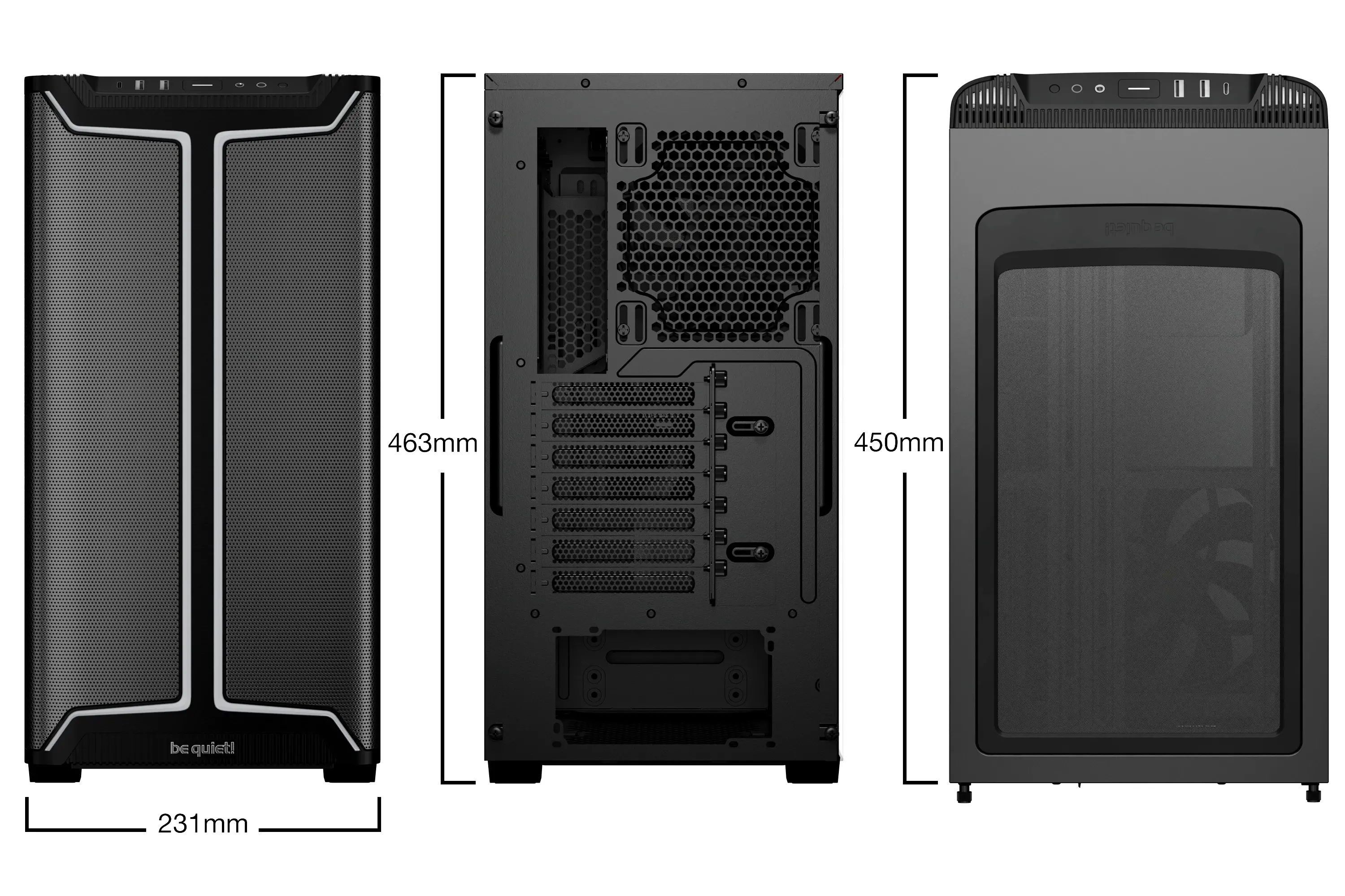be quiet! кутия Case ATX - Pure Base 501 DX Black - image 1