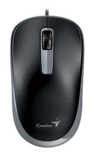 Genius безшумна мишка Silent Mouse DX-125S Black+Grey - SILENT, USB
