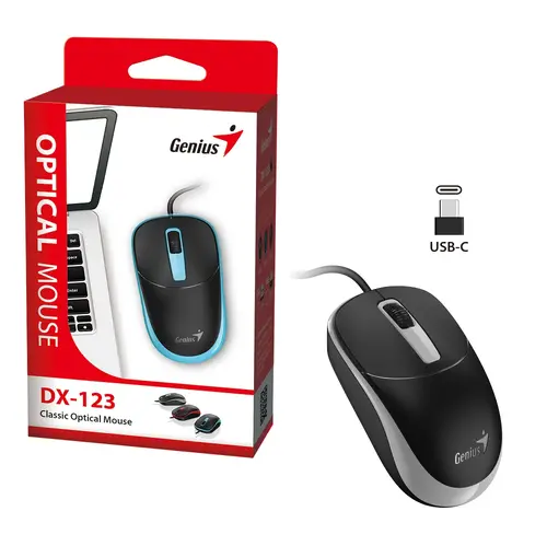 Genius мишка Mouse DX-123 Grey - USB-C - image 1
