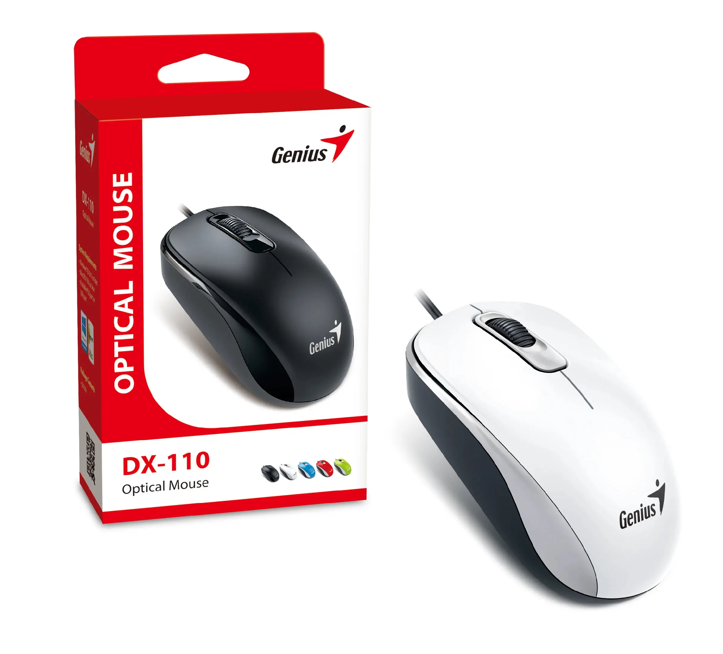 Genius Мишка Mouse DX-110 White - USB - image 1