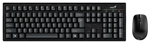 Genius клавиатура и мишка Wireless Keyboard and Mouse - KM-8101 Black - AI, BG, 2.4GHZ - image 1