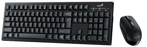 Genius клавиатура и мишка Wireless Keyboard and Mouse - KM-8101 Black - AI, BG, 2.4GHZ