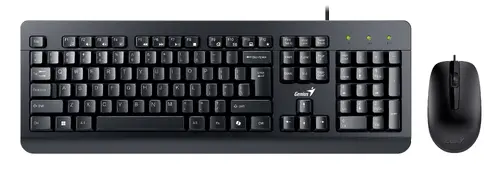 Genius клавиатура и мишка Keyboard and Mouse - KM-160 Black - AI, BG, USB - image 1