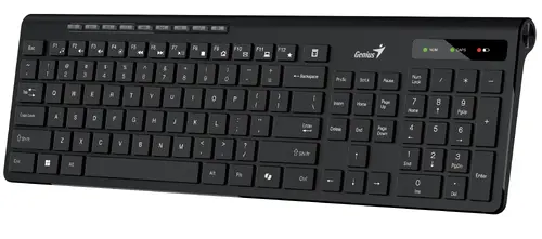 Genius клавиатура кирилизирана безжична Wireless Slim Keyboard SlimStar 7230 Black - AI, BG, 2.4Ghz