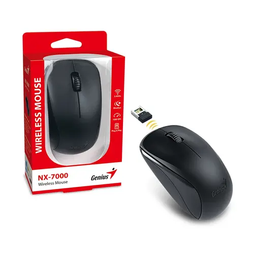 Genius безжична мишка Wireless Mouse - NX-7000 Black - 2.4GHz - image 3