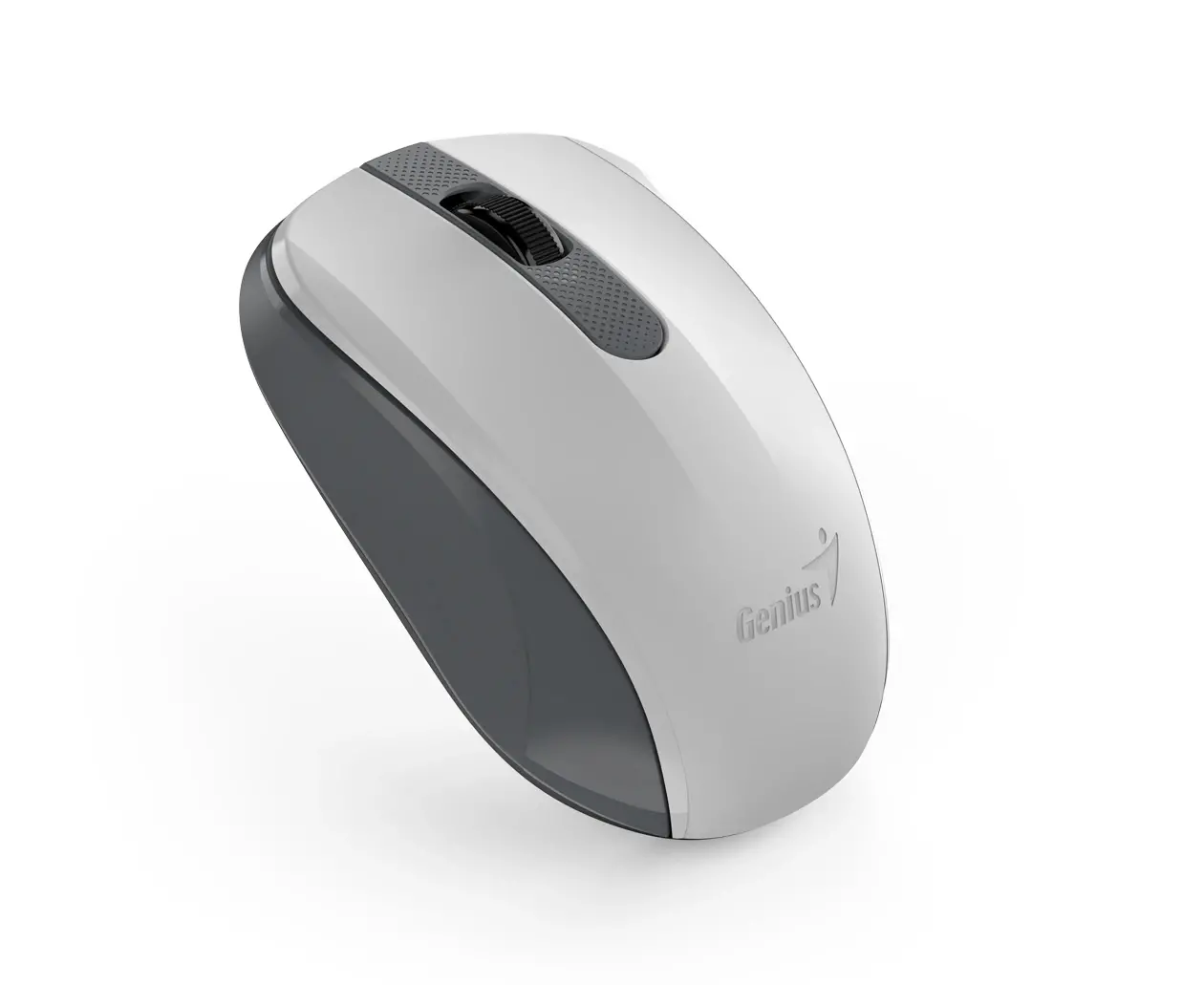 Genius mouse wireless silențios Wireless Silent Mouse - NX-8008S White+Gray - Silent, 2.4GHz
