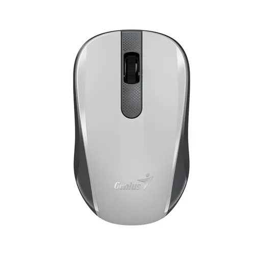 Genius безжина безшумна мишка Wireless Silent Mouse - NX-8008S White+Gray - Silent, 2.4GHz - image 1