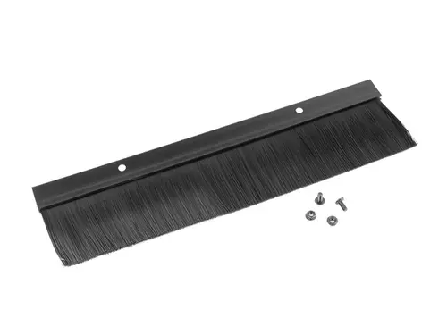 Accesoriu, Lanberg panou cu perii pentru intrarea cablurilor 19", negru - 1