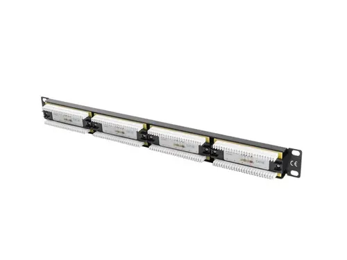 Patch panel, Lanberg patch panel 24 port 1U CAT.5E, negru - 5