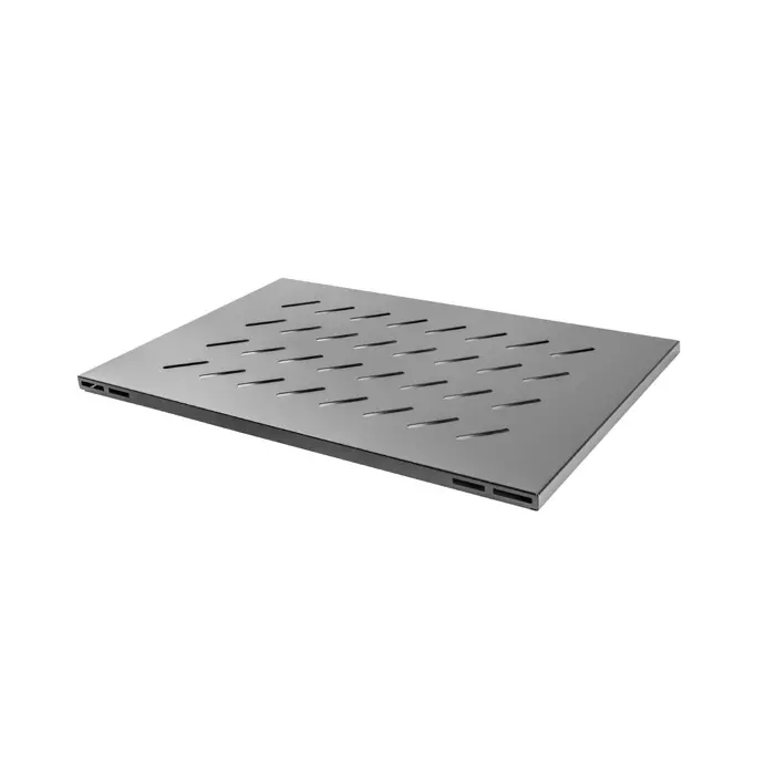 Аксесоар, Lanberg 19" fixed shelf 1U / 465x715mm, max load capacity up to 120kg, black