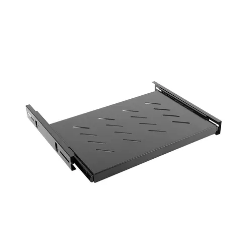 Accesoriu, Lanberg raft glisant 19" 1U / 463x350mm, sarcină maximă de până la 18kg, negru Accesoriu, Lanberg raft glisant 19" 1U / 463x350mm, sarcină maximă de până la 18kg, negru