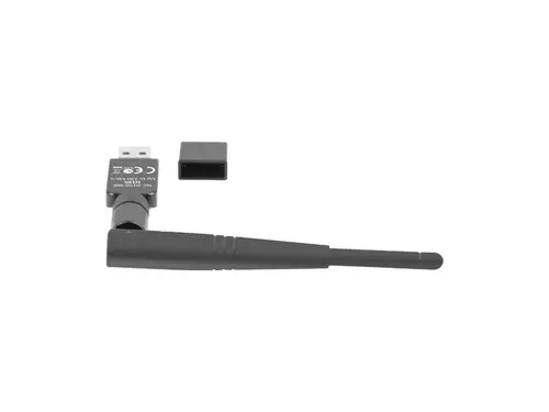 Адаптер, Lanberg USB adapter wireless network card nc-0150-we n150 1x external antenna - image 1