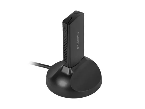 Адаптер, Lanberg USB adapter wireless network card nc-3000-wi ax3000 tri-band 2x internal antennas - image 2