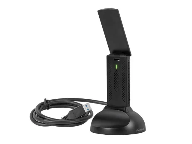Адаптер, Lanberg USB adapter wireless network card nc-3000-wi ax3000 tri-band 2x internal antennas - image 7