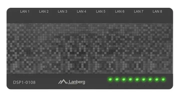Комутатор, Lanberg switch DSP1-0108 8-port, 100MB/s