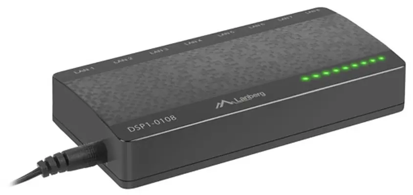 Комутатор, Lanberg switch DSP1-0108 8-port, 100MB/s - image 2