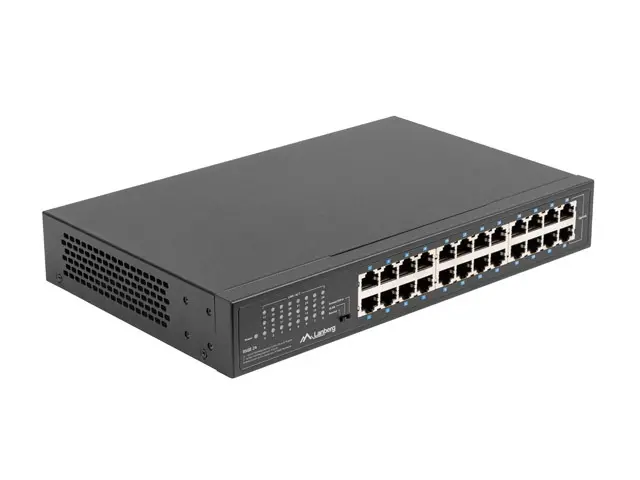 Switch, Lanberg switch rsge-24 24x 1GB χωρίς διαχείριση Gigabit Ethernet rack 19" - image 3