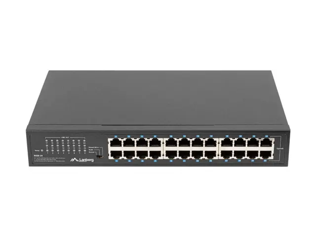 Switch, Lanberg switch rsge-24 24x 1GB χωρίς διαχείριση Gigabit Ethernet rack 19" - image 4