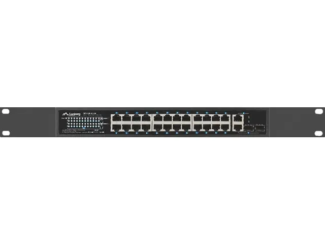 Комутатор, Lanberg Switch 24 x 100MB POE+/2 x Combo Rack 19" Gigabit Ethernet, 250W - image 3