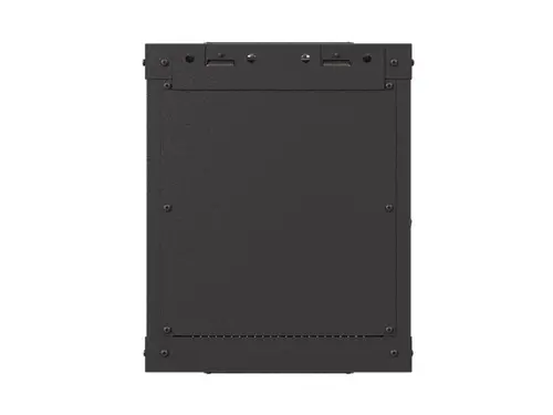 Комуникационен шкаф, Lanberg rack cabinet 10" wall-mount 6U/300x300 (flat pack) with glass door black - image 7