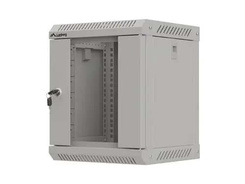 Комуникационен шкаф, Lanberg rack cabinet 10" wall-mount 6U/300x300 (flat pack) with glass door grey - image 11