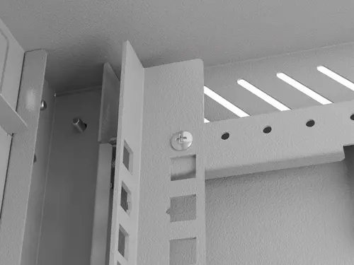Комуникационен шкаф, Lanberg rack cabinet 10" wall-mount 6U/300x300 (flat pack) with glass door grey - image 7