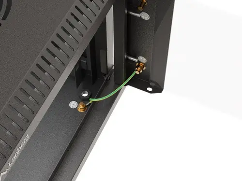 Комуникационен шкаф, Lanberg rack cabinet 10" wall-mount 9U/300x300 (flat pack) with glass door black - image 4