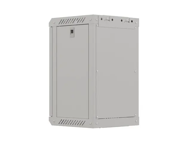 Комуникационен шкаф, Lanberg rack cabinet 10" wall-mount 9U/300x300 (flat pack) with glass door grey - image 12