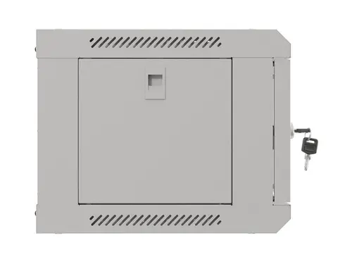 Комуникационен шкаф, Lanberg rack cabinet 19" wall-mount 4U/540x350 (flat pack) with glass door grey - image 3