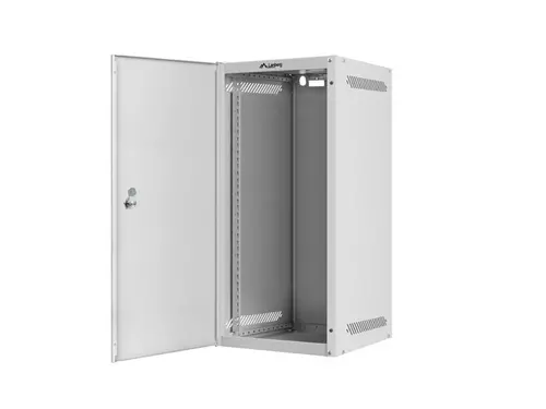 Комуникационен шкаф, Lanberg rack cabinet 10" wall-mount 12U/280x310 for self-assembly with metal door grey (flat pack) - image 5