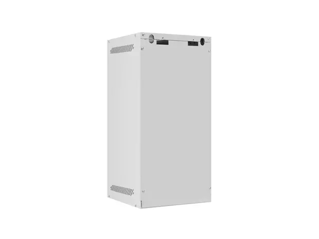 Комуникационен шкаф, Lanberg rack cabinet 10" wall-mount 12U/280x310 for self-assembly with glass door grey (flat pack) - image 5