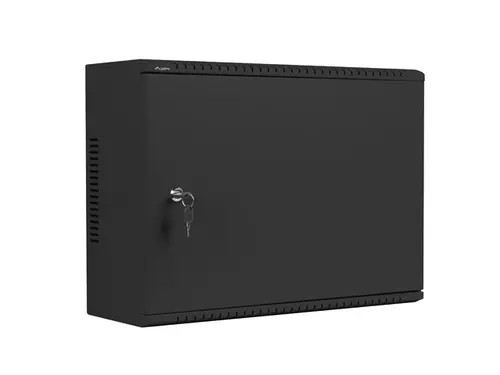 Комуникационен шкаф, Lanberg rack cabinet 19" wall-mount 4U+3u/540x200 low-profile black (assembled) - image 8