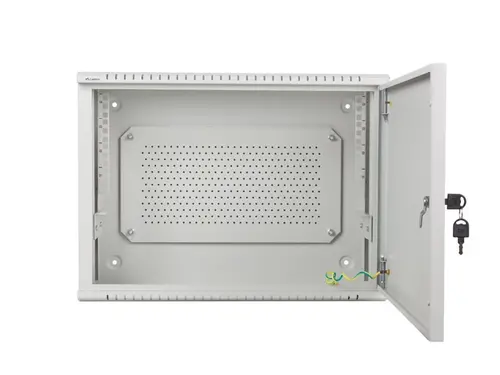 Комуникационен шкаф, Lanberg rack cabinet 19" wall-mount 4U+3u/540x200 low-profile grey (assembled) - image 14