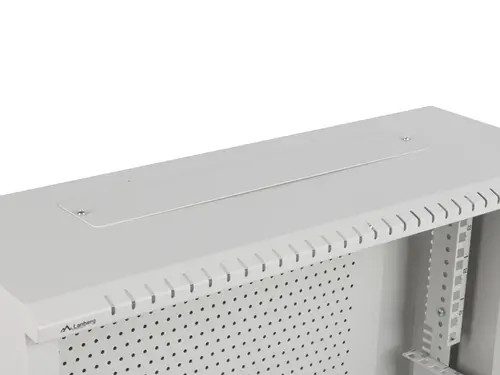 Комуникационен шкаф, Lanberg rack cabinet 19" wall-mount 4U+3u/540x200 low-profile grey (assembled) - image 2