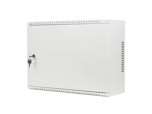 Комуникационен шкаф, Lanberg rack cabinet 19" wall-mount 4U+3u/540x200 low-profile grey (assembled)